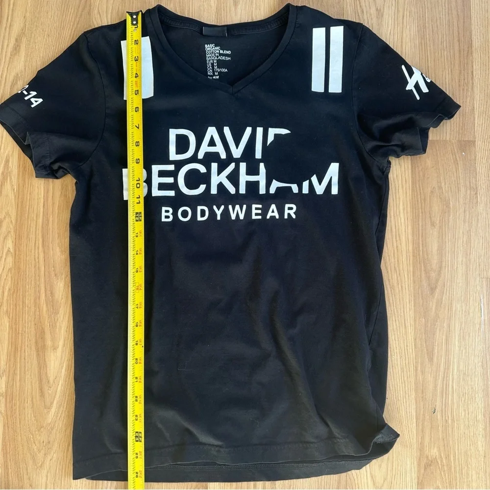 David Beckham Bodywear Black T-Shirt by‎ H&M Medium